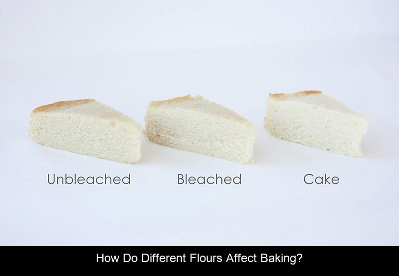 How do different flours affect baking?