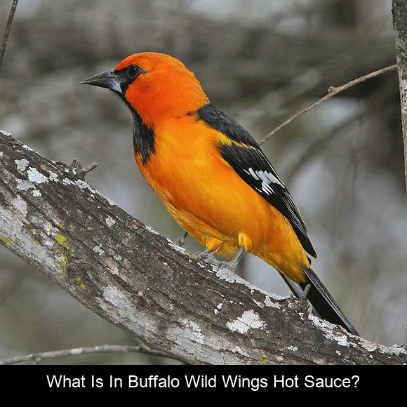 What is in Buffalo Wild Wings hot sauce?